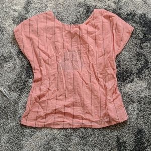 Zara girls linen like top